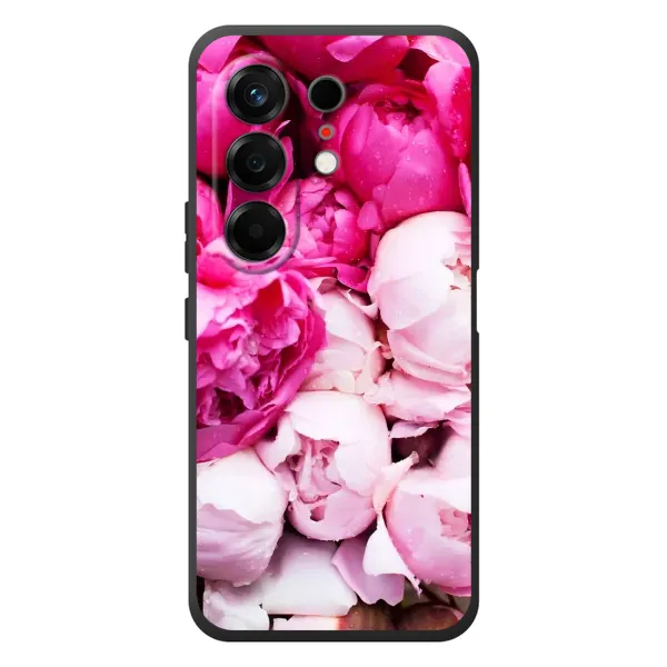 Чехол с рисунком «Пионы» для TECNO Camon 50 Чехол с рисунком «Пионы» для TECNO Camon 50