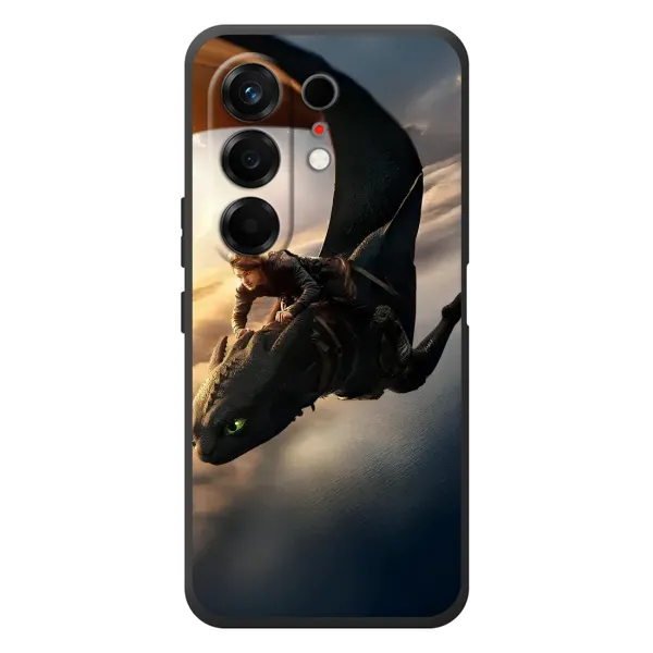 Чехол с рисунком «Полет Беззубика» для TECNO Camon 50 Чехол с рисунком «Полет Беззубика» для TECNO Camon 50