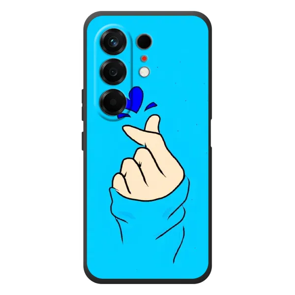 Чехол с рисунком «Сердце на синем» для TECNO Camon 50 Чехол с рисунком «Сердце на синем» для TECNO Camon 50
