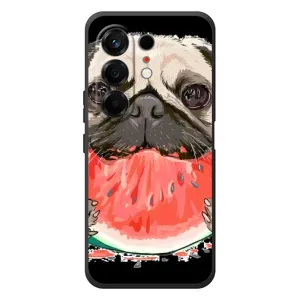 Чехол (ТПУ) Милые собачки для TECNO Camon 50 (Смешной Мопс)