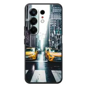 Силиконовый бампер (Работники) на TECNO Camon 50 (Такси)