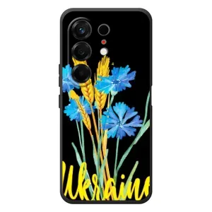 Чохол на TECNO Camon 50 (Український дизайн) (Україна в квітах)