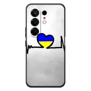 Силиконовый Чехол на TECNO Camon 50 (Я-Украина) (Украинская кардиограмма)