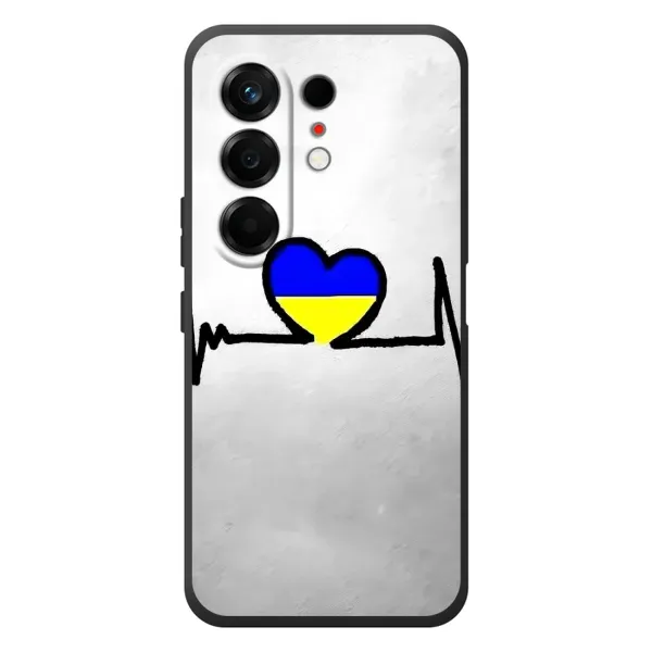 Чехол с рисунком «Украинская кардиограмма» для TECNO Camon 50 Чехол с рисунком «Украинская кардиограмма» для TECNO Camon 50