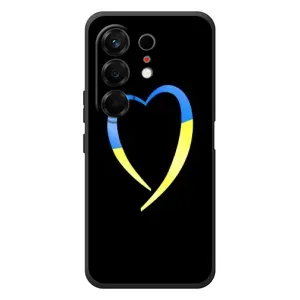 Силиконовый Чехол на TECNO Camon 50 (Я-Украина) (Украинское сердце)