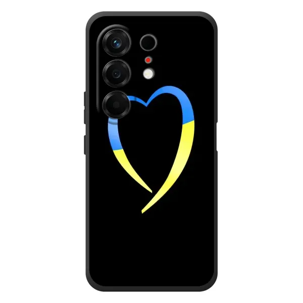 Чехол с рисунком «Украинское сердце» для TECNO Camon 50 Чехол с рисунком «Украинское сердце» для TECNO Camon 50
