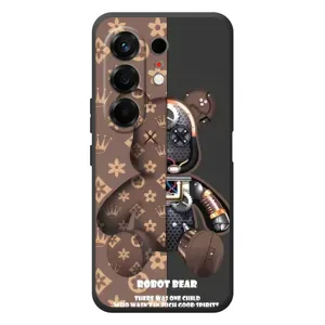Силиконовый чехол для TECNO Camon 50 (Медмедь Луи Виттон)