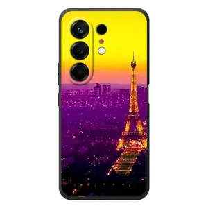 Чехол с Эйфелевой башней на TECNO Camon 50 (Яркая башня)