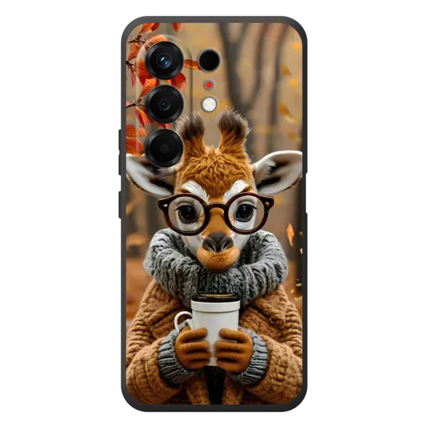 Чехол с рисунком «Жираф с кофе» для TECNO Camon 50 Чехол с рисунком «Жираф с кофе» для TECNO Camon 50