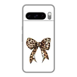 Чехол банты для TECNO Camon Slim (Леопардовый принт)
