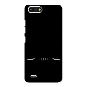 Силіконовий бампер з картинкою машини на TECNO POP 2F (Сілует Audi)