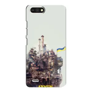 Чехлы на военную тематику для TECNO POP 2F (Азовсталь)