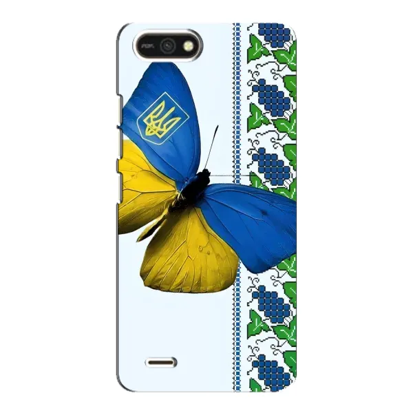 Чехол с рисунком «Бабочка» для TECNO POP 2F