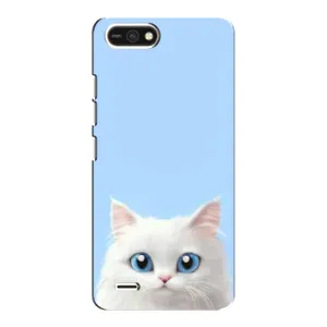 Чехол на тематику: Коты для TECNO POP 2F (Белый кот)
