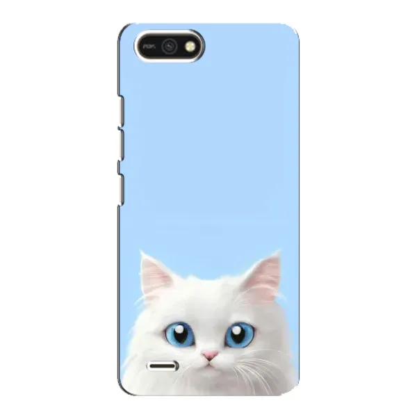 Чехол с рисунком «Белый кот» для TECNO POP 2F Чехол с рисунком «Белый кот» для TECNO POP 2F