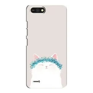 Чехол на тематику: Коты для TECNO POP 2F (Белый котик)