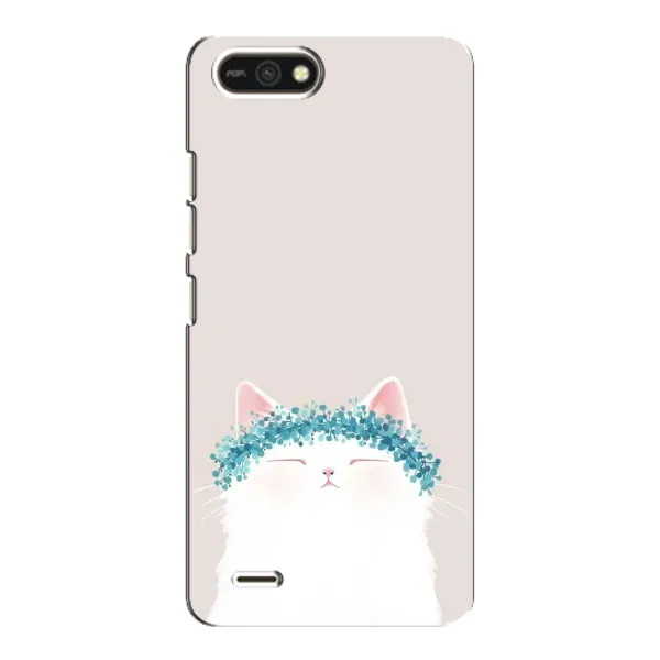 Чехол с рисунком «Белый котик» для TECNO POP 2F Чехол с рисунком «Белый котик» для TECNO POP 2F