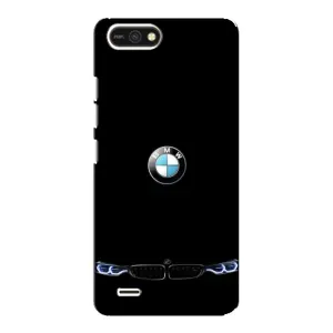 Силіконовий бампер з картинкою машини на TECNO POP 2F (Чорний BMW)