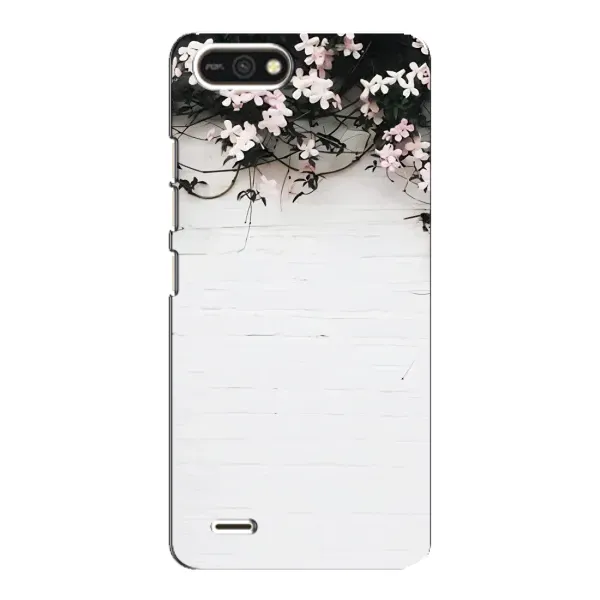 Чехол с рисунком «Цветы на стене» для TECNO POP 2F