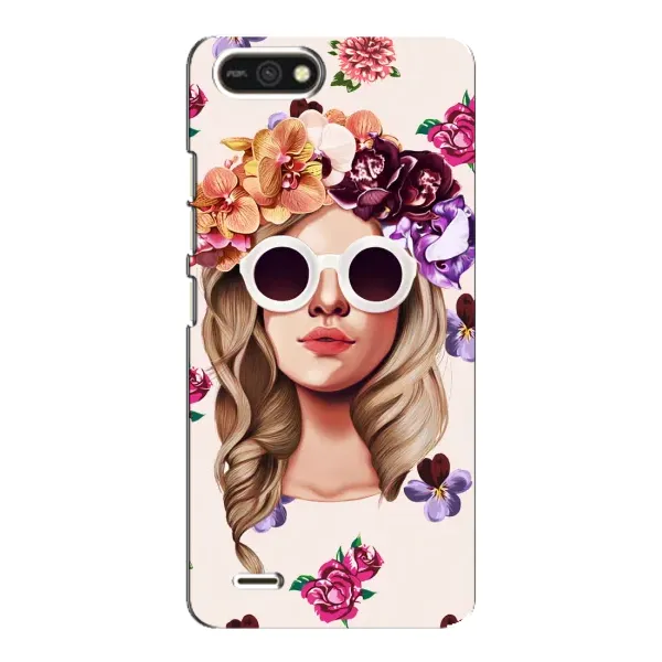 Чехол с рисунком «Девушка в очках» для TECNO POP 2F Чехол с рисунком «Девушка в очках» для TECNO POP 2F