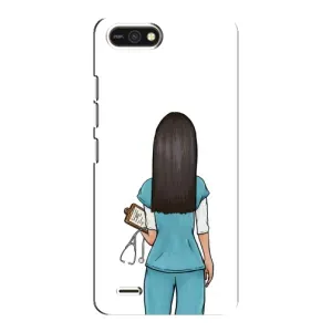 Силиконовый бампер (Работники) на TECNO POP 2F (Доктор)