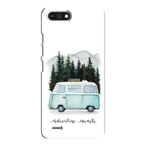 Силіконовий бампер з картинкою машини на TECNO POP 2F (Будиночок на колесах)