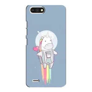 Чехол с рисунком «Единорог космонавт» для TECNO POP 2F