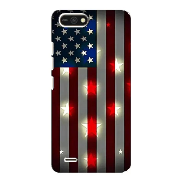 Чехол с рисунком «Флаг США 2» для TECNO POP 2F Чехол с рисунком «Флаг США 2» для TECNO POP 2F