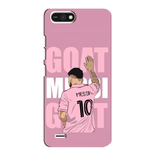 Чехол с рисунком «GOAT MESSI» для TECNO POP 2F Чехол с рисунком «GOAT MESSI» для TECNO POP 2F