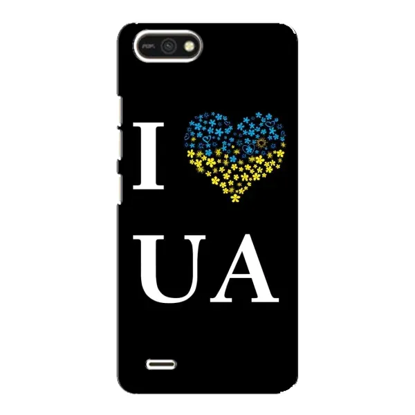 Чехол с рисунком «I Love UA» для TECNO POP 2F Чехол с рисунком «I Love UA» для TECNO POP 2F