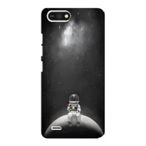 Силиконовый Чехол с принтом "Космонавты" на TECNO POP 2F (Космонавт романтик)