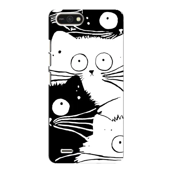 Чехол с рисунком «КОТИКИ» для TECNO POP 2F