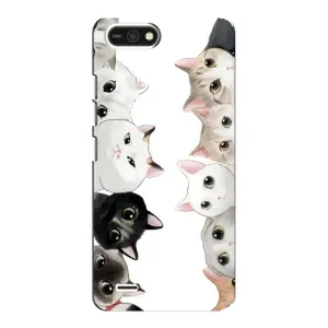 Силиконовый чехол с котиком для TECNO POP 2F (Коты)