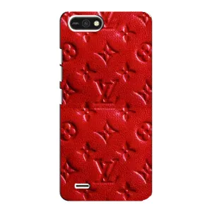 Текстурный Чехол Louis Vuitton для Техно Поп 2ф (Красный ЛВ)