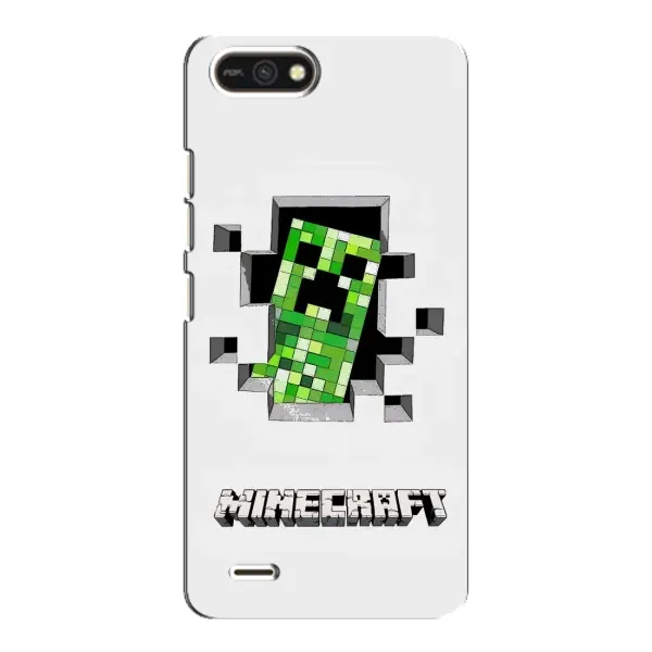 Чехол с рисунком «Крипер» для TECNO POP 2F