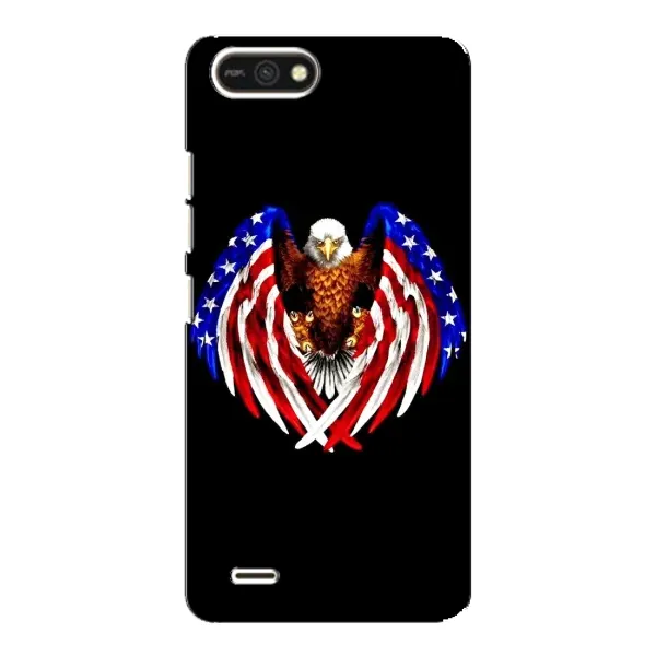 Чехол с рисунком «Крылья США» для TECNO POP 2F Чехол с рисунком «Крылья США» для TECNO POP 2F