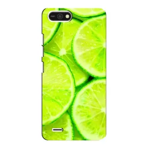 Чехол с изображением вкусной еды для TECNO POP 2F (Лайм)