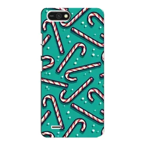 Силиконовый бампер на рождество для TECNO POP 2F (Леденцы)