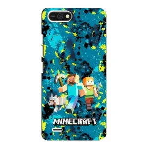 Чехлы для TECNO POP 2F (Персонажи Майн Крафт) (Майнкрафт)
