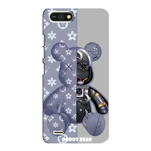 Чехол с рисунком «Медведь Louis Vuitton» для TECNO POP 2F