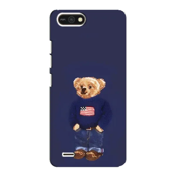 Чехол с рисунком «Мишка USA» для TECNO POP 2F
