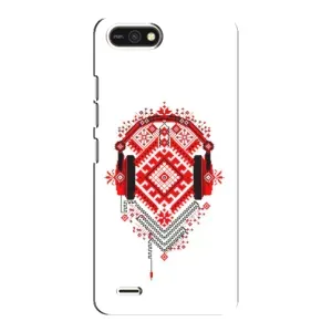Силіконовый Чохол на TECNO POP 2F з картинкой Вишиванки (Модна вишиванка)