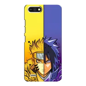 Купить Чохли на телефон з принтом Anime для TECNO POP 2F (Naruto Vs Sasuke)