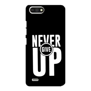Силиконовый Чехол на TECNO POP 2F с картинкой Nike (Never Give UP)