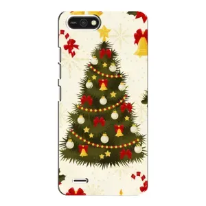 Чехол Новогодняя Елка на TECNO POP 2F (Новогодний принт)