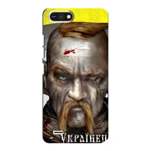 Чехол с картинкой (Патриотический КОЗАК) на TECNO POP 2F (Одноглазый Козак)