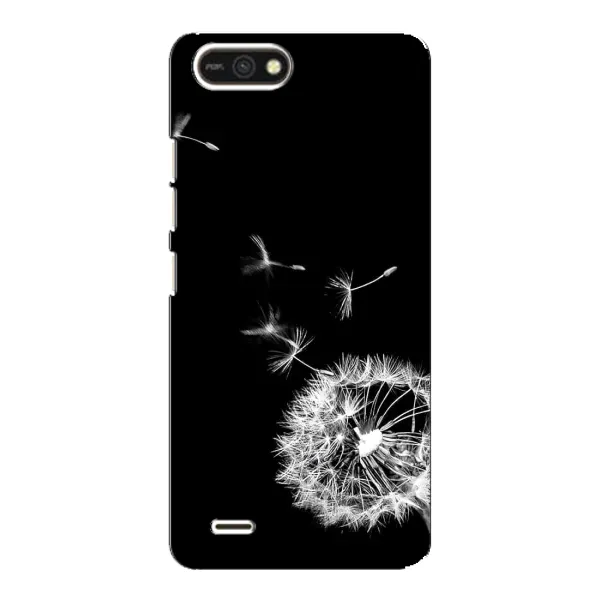 Чехол с рисунком «Одуванчик на чёрном» для TECNO POP 2F Чехол с рисунком «Одуванчик на чёрном» для TECNO POP 2F