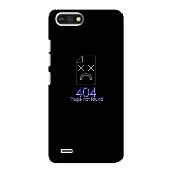 Чехол с рисунком «Ошибка 404» для TECNO POP 2F Чехол с рисунком «Ошибка 404» для TECNO POP 2F