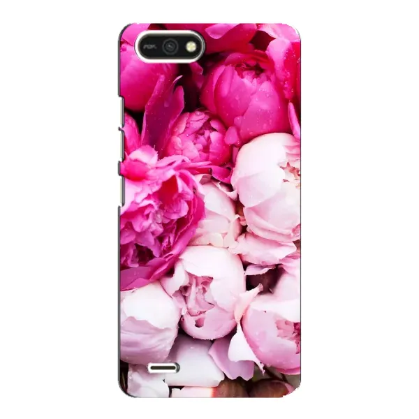 Чехол с рисунком «Пионы» для TECNO POP 2F Чехол с рисунком «Пионы» для TECNO POP 2F