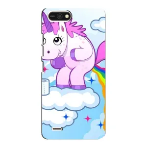 Чехол с рисунком «Радуга единорожка» для TECNO POP 2F